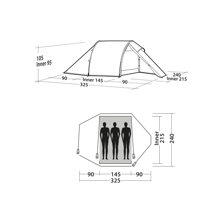 Easy Camp - Easy Camp Vega 300 kompaktes Zelt