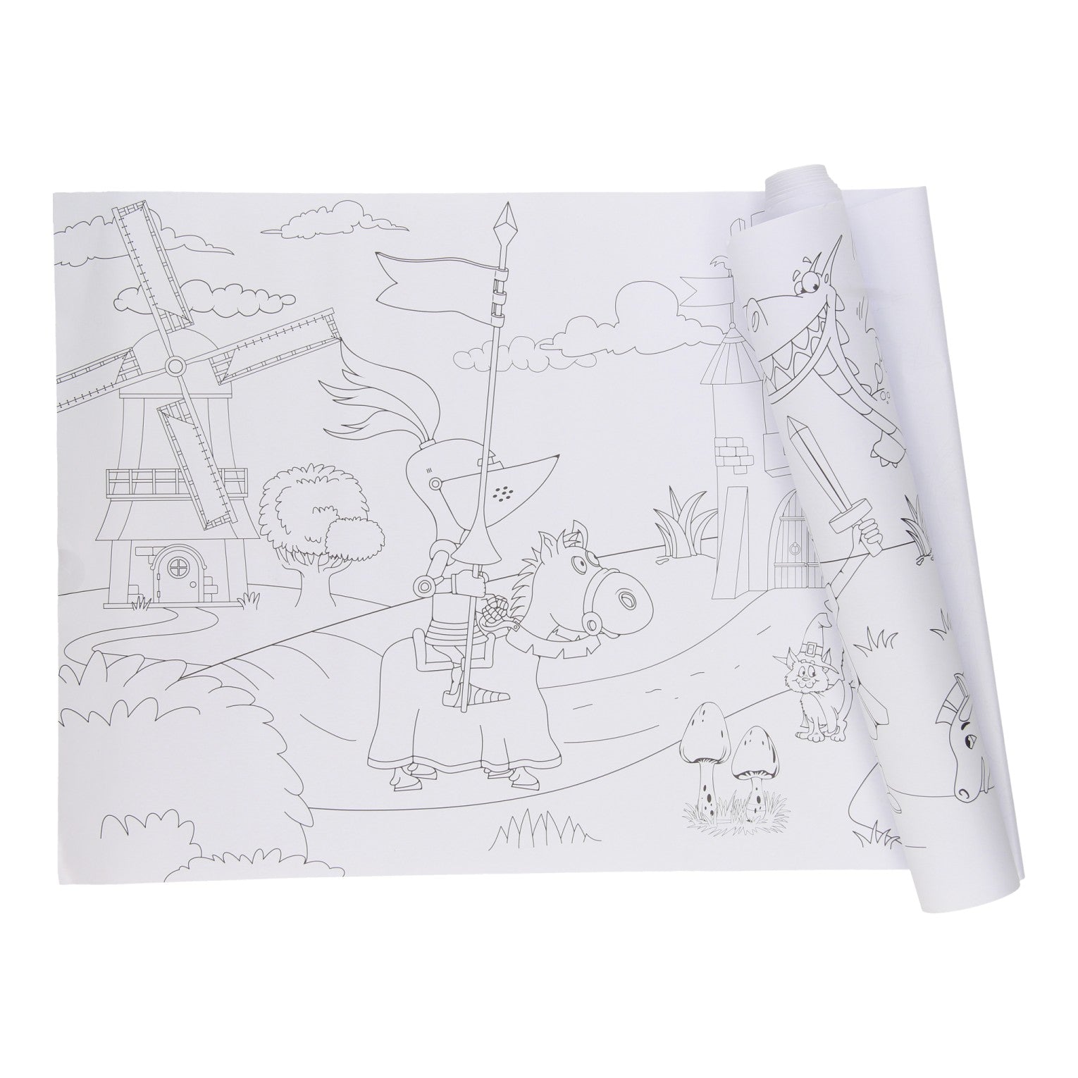 Zeichenpapier auf der Rolle, 4 Meter
