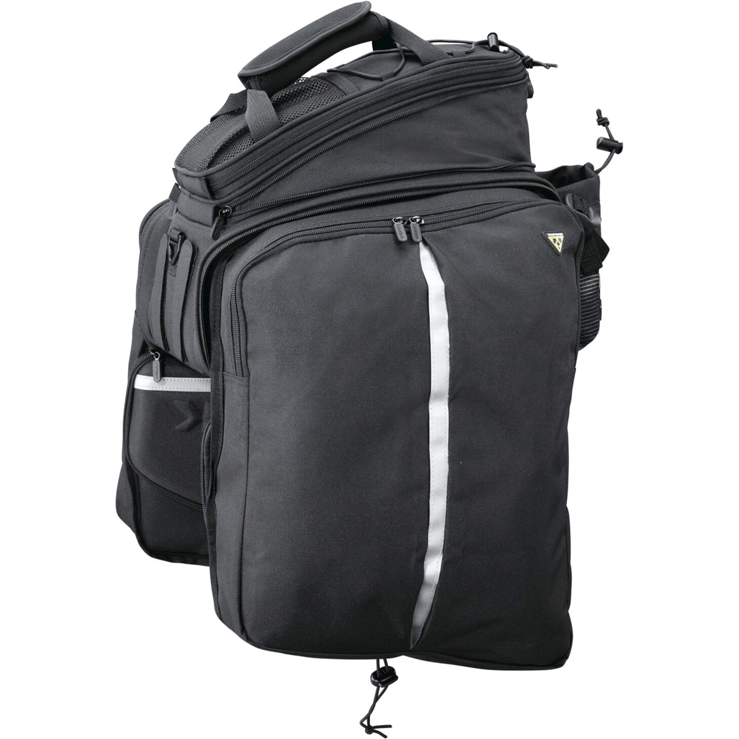 Topeak Dragertas MTS Trunkbag DXP - Schwarz, 22,6 l, Klettverschluss, wasserfest, Flaschenhalter