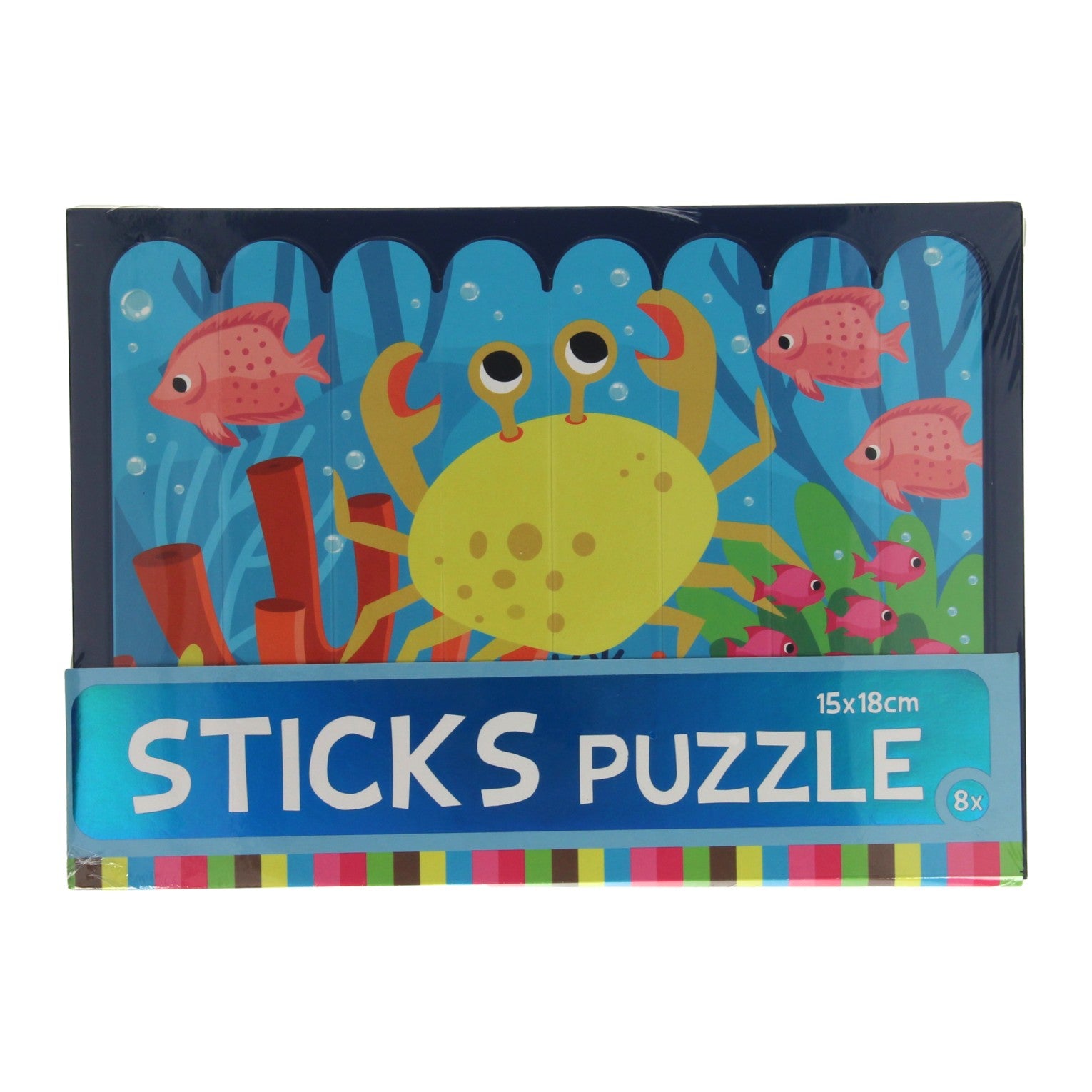 Streifenpuzzle - Meerestiere