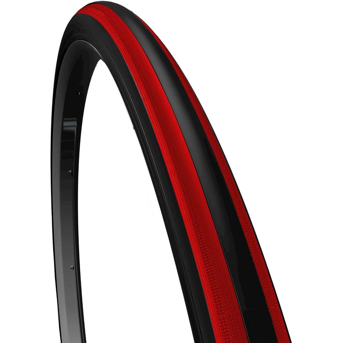 Vieh-Gummi-Reifen-Rennen 700x25C 25-622 Schwarzrood