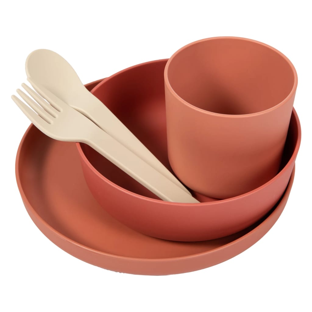 Bo Jungle BO 5-teiliger Babyse Set CPLA Terracotta-farbig