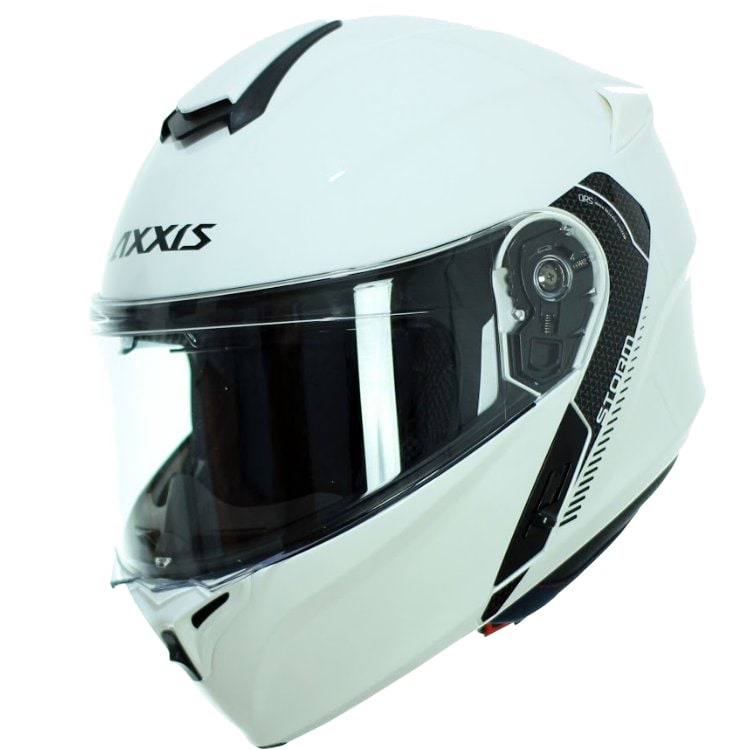 Axxis Helm Sturm fester Glanz weiß xl
