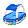 BESTWAY FAMMLIGE ZWEMBAD MIT SONNESSCREEN Sea Captain, 213x155x132Cm