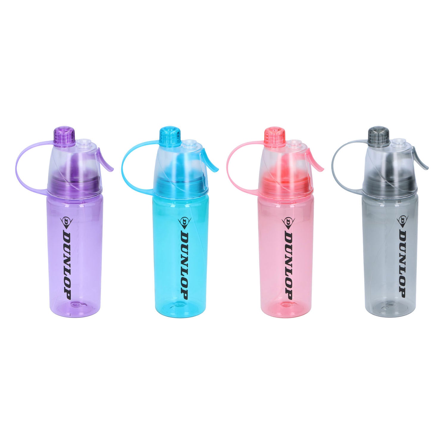 Dunlop -Trinkflasche und Nebelspray