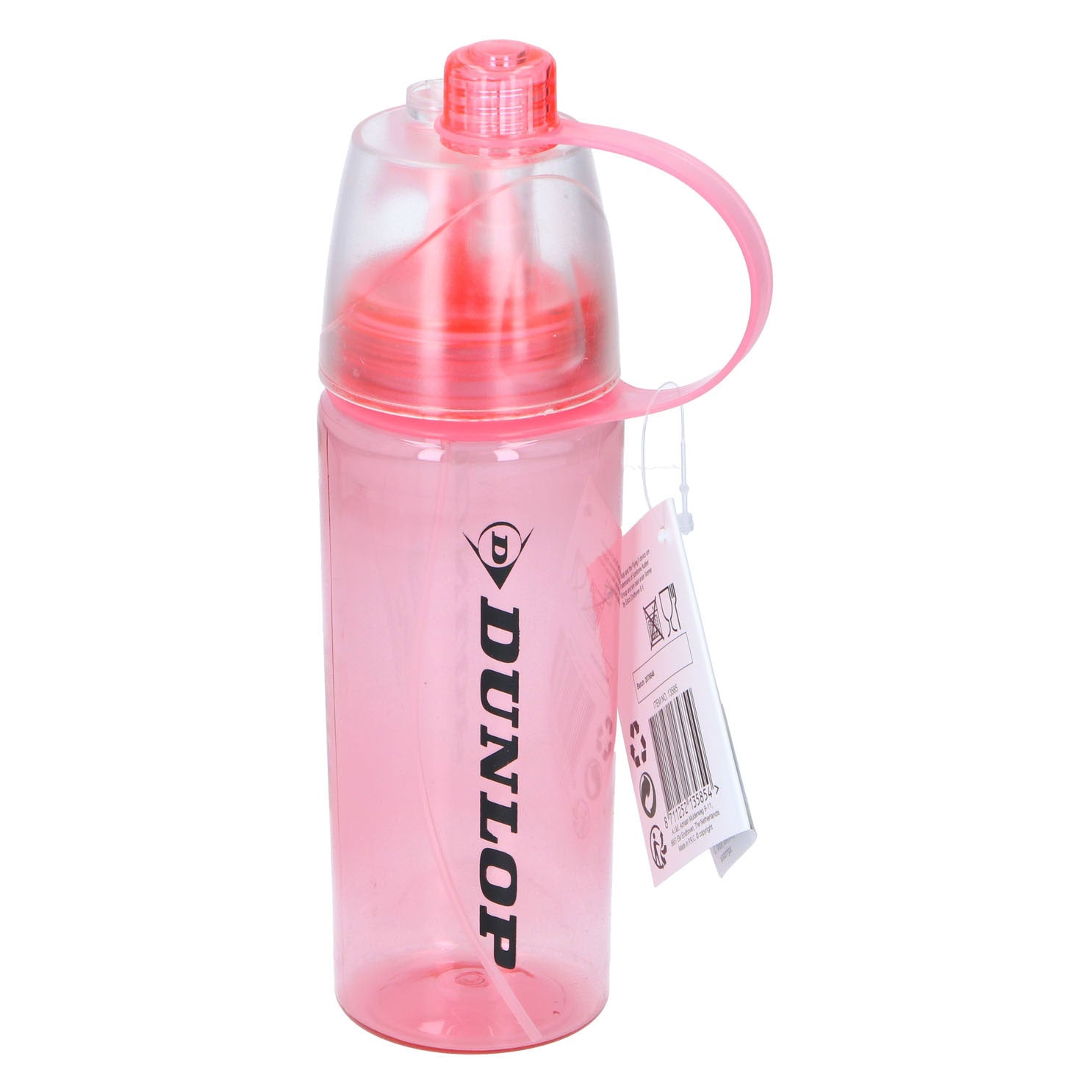 Dunlop -Trinkflasche und Nebelspray