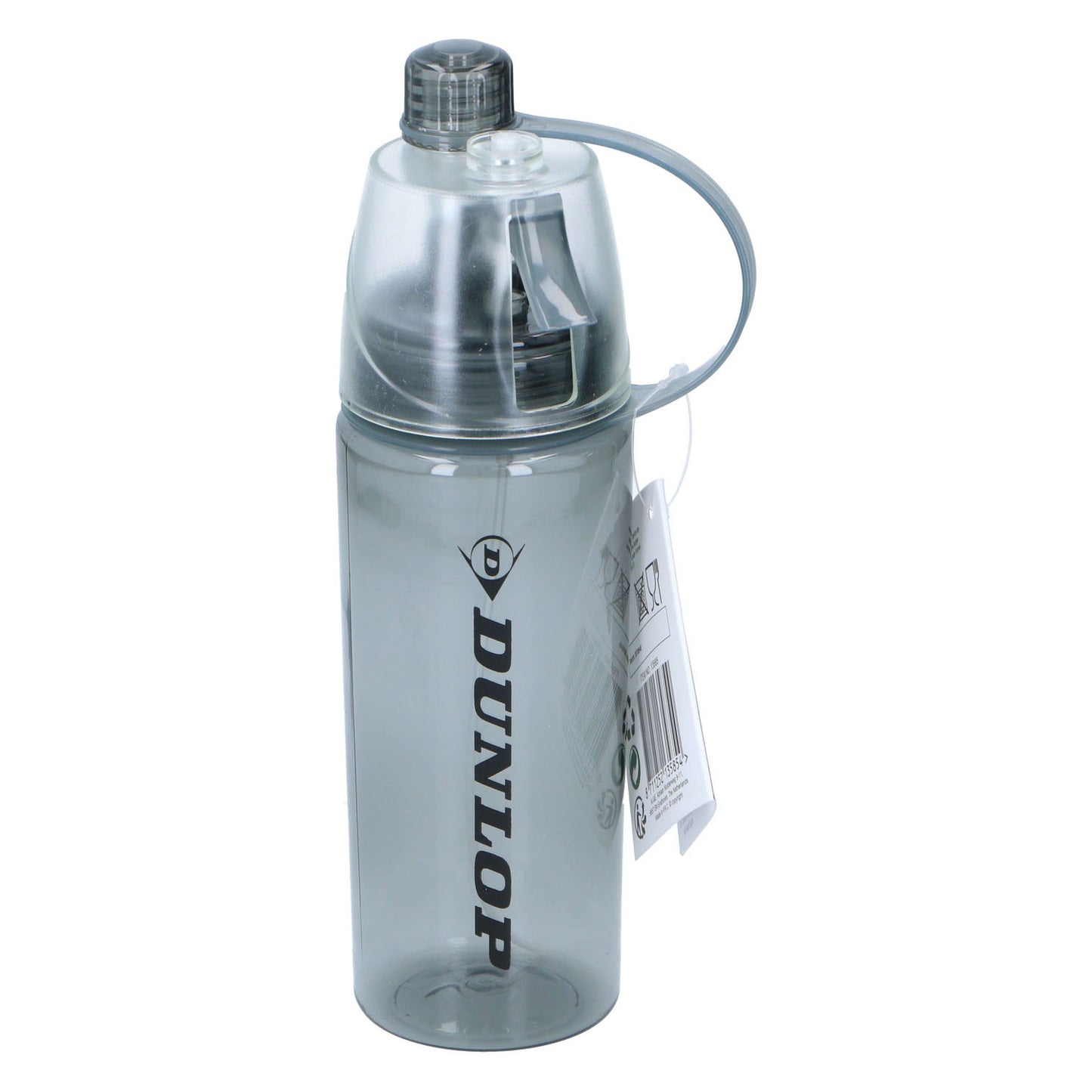 Dunlop -Trinkflasche und Nebelspray