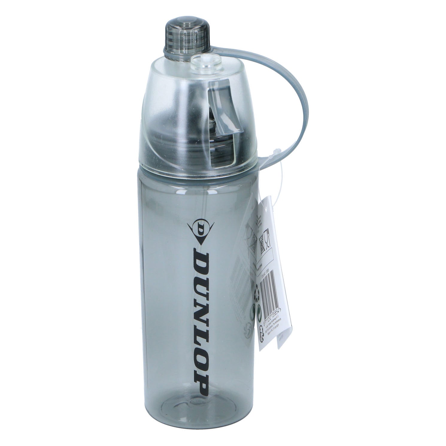 Dunlop -Trinkflasche und Nebelspray