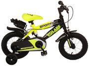 Volare Sportivo Kinderrad - Jungen - 12 Zoll - Neongelbschwarz - Zwei Handbremsen - 95% versammelte - afbeelding 2