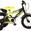 Volare Sportivo Kinderrad - Jungen - 14 Zoll - Neongelbschwarz - Zwei Handbremsen - 95% versammelte