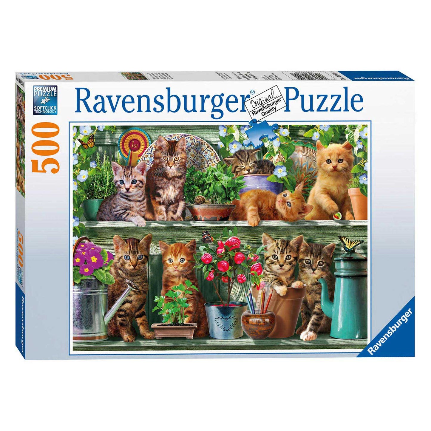 Ravensburger - Puzzle -Kätzchen im Rack 500st.