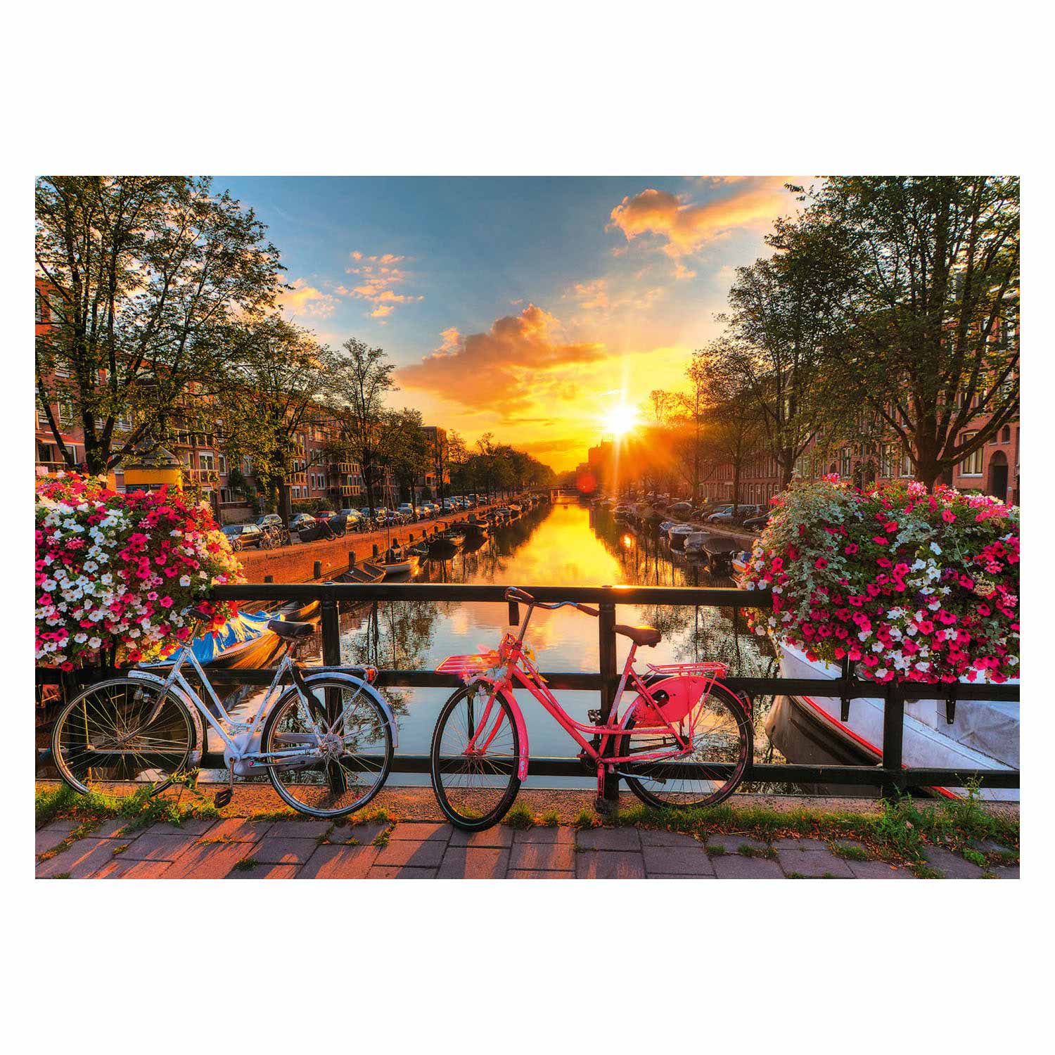 Ravensburger Puzzle -Radfahren in Amsterdam, 1000st.