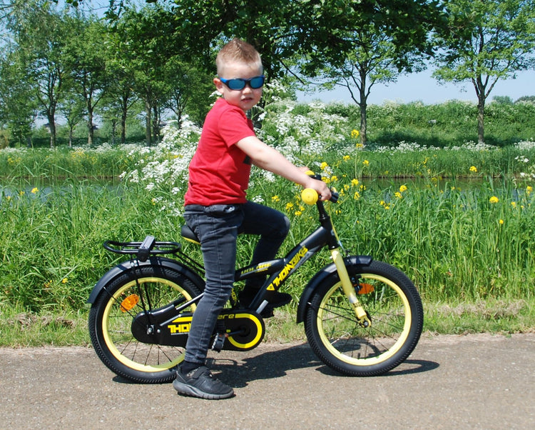 Volare Thombike Children's Bicycle - Jungen - 16 Zoll - Schwarzgelb