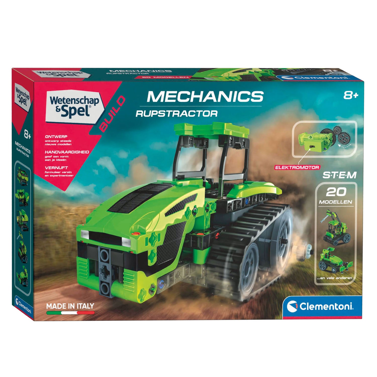 Clementoni Science Game Mechanics Crawler Traktor