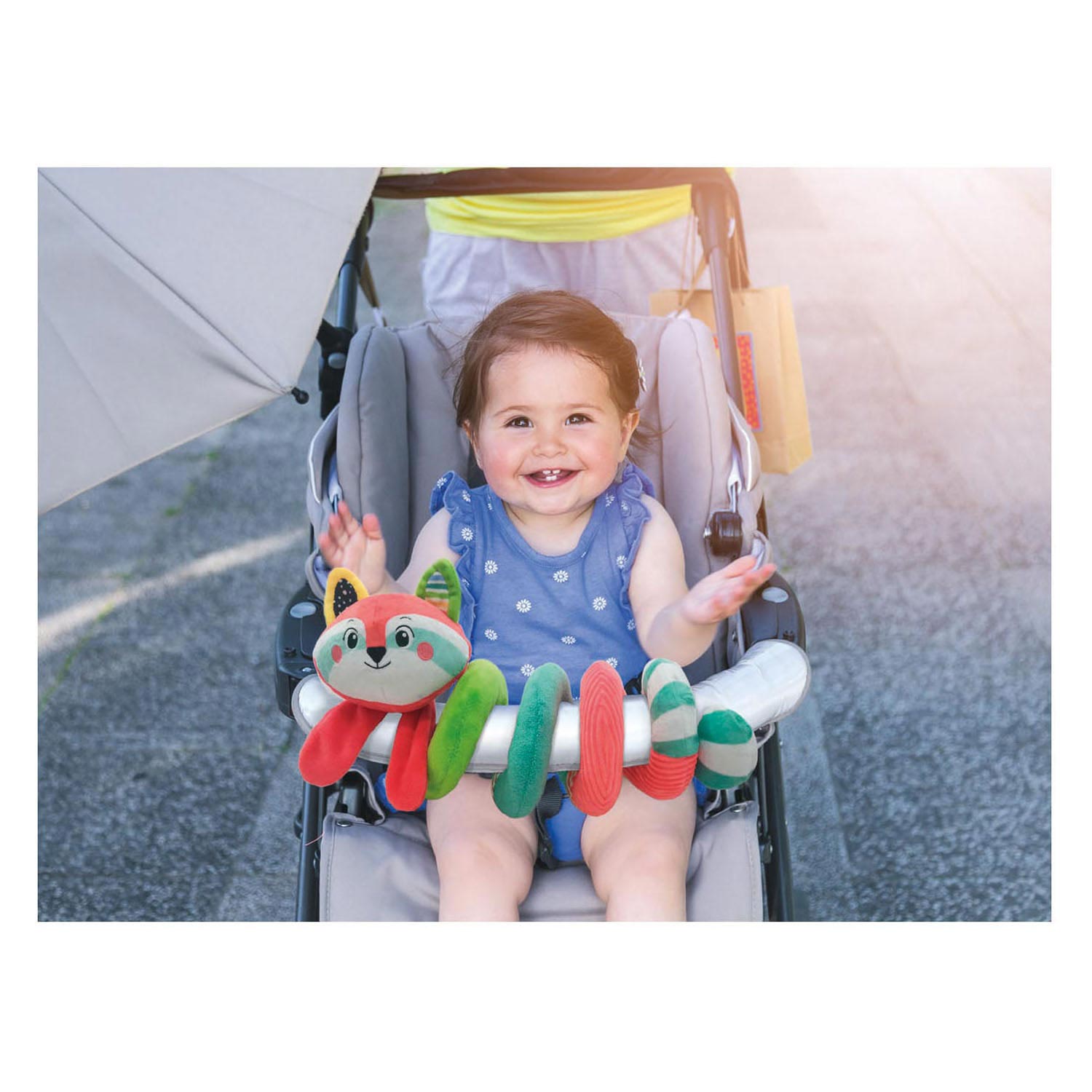 Clementoni Baby weicher Aktivität Spiralwaschbär