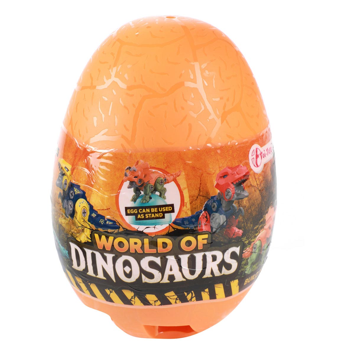 Welt der Dinosaurier in Ei abgebaut