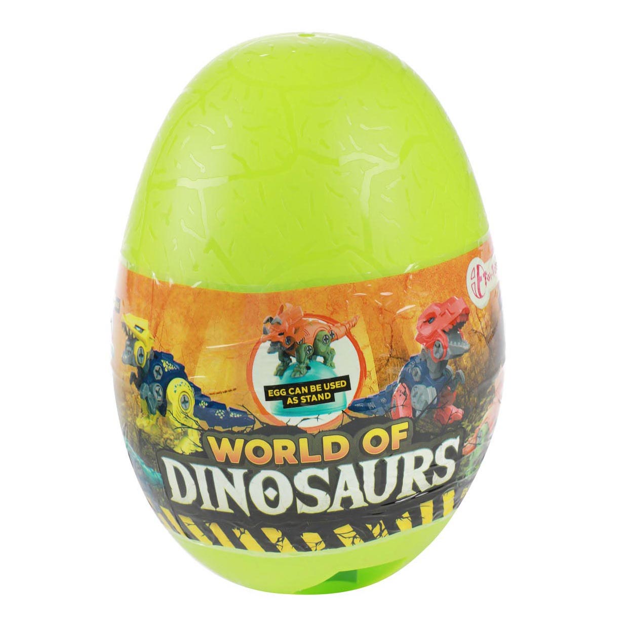 Welt der Dinosaurier in Ei abgebaut