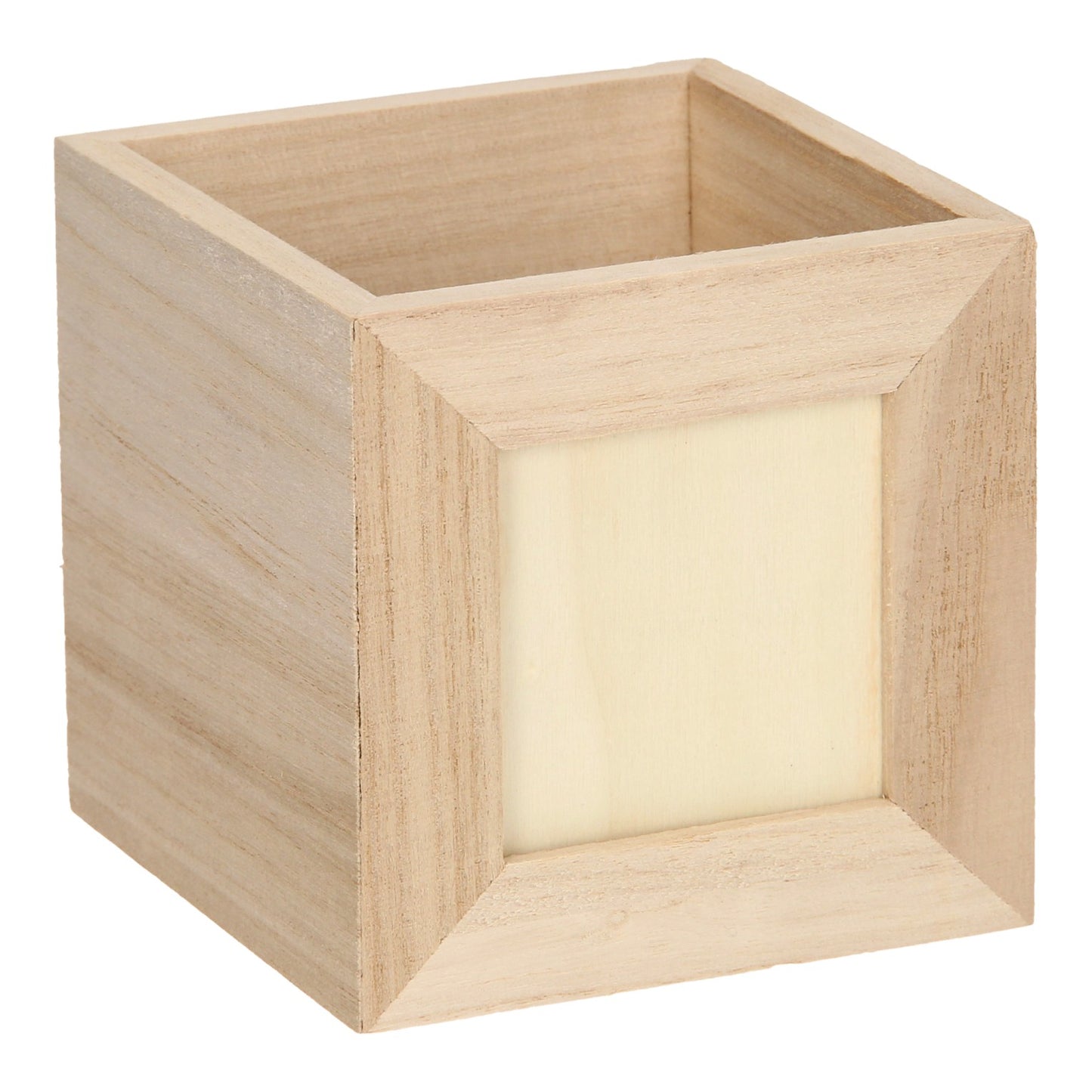 Dekorieren Sie Ihre eigene hölzerne Stiftbox (Fotorahmen)