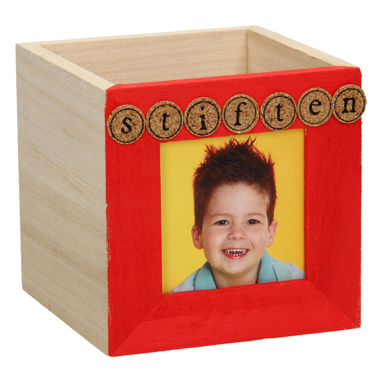 Dekorieren Sie Ihre eigene hölzerne Stiftbox (Fotorahmen)