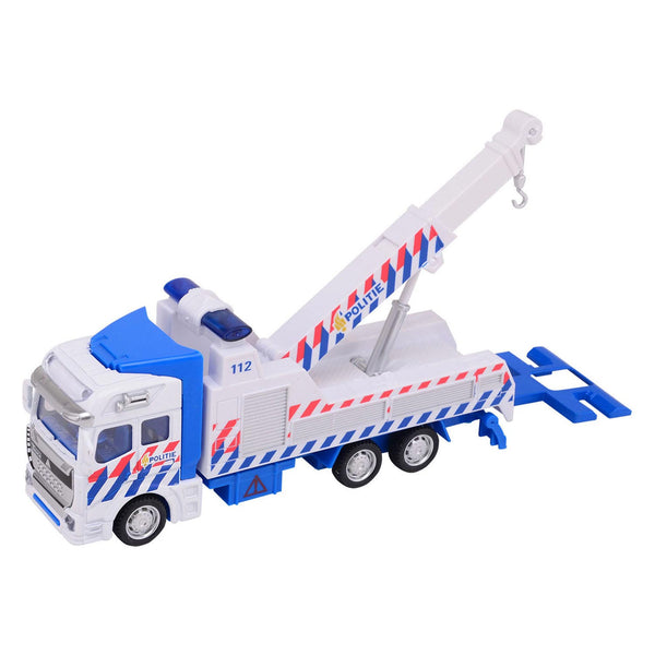 1-1-2 Pull-Back Police Tow Truck