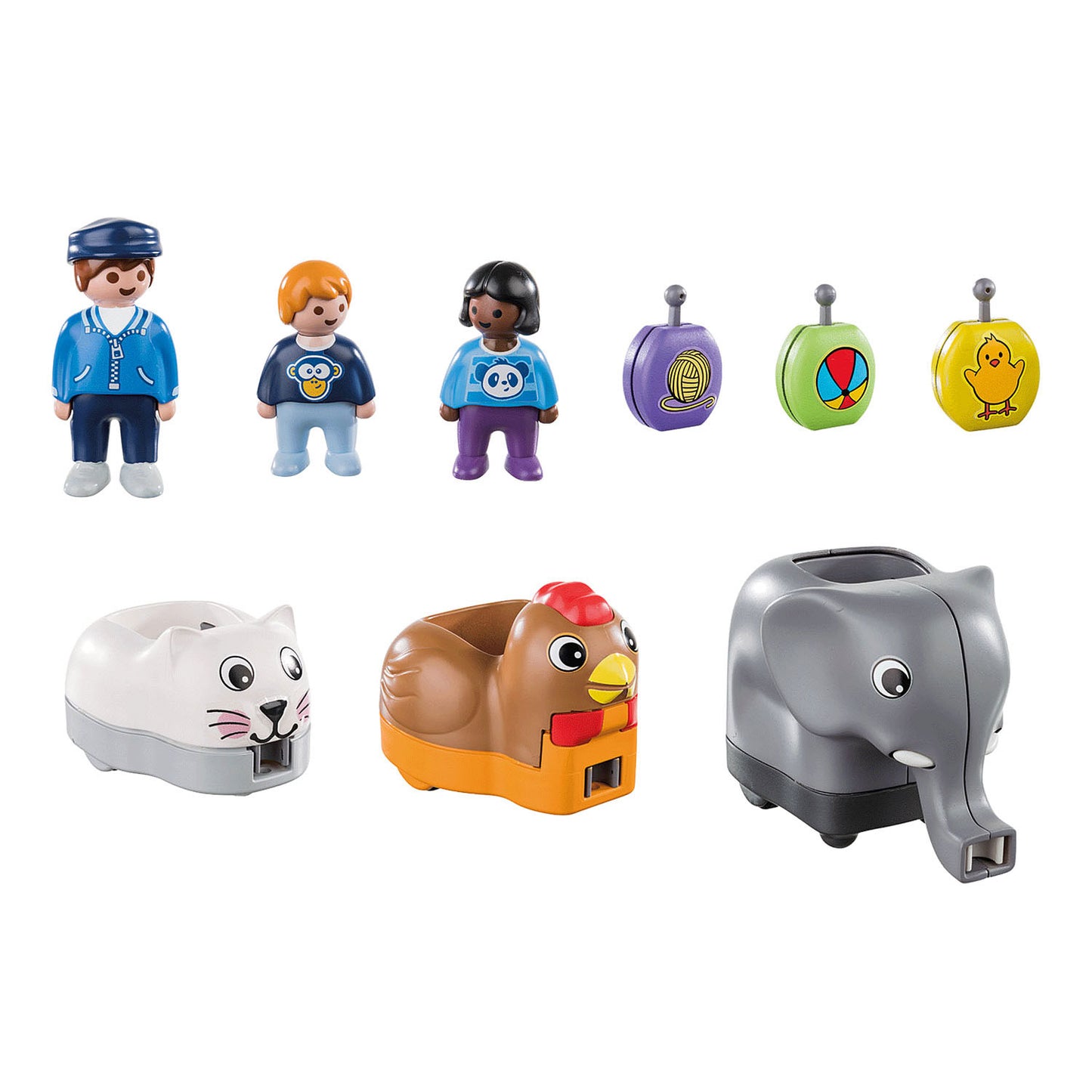 Playmobil 1.2.3. Tierzug 70405