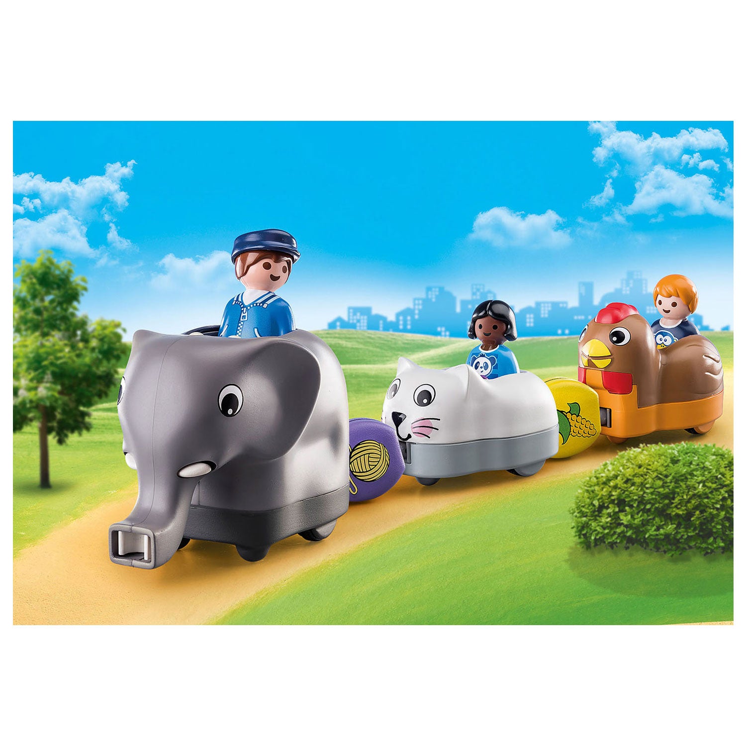 Playmobil 1.2.3. Tierzug 70405