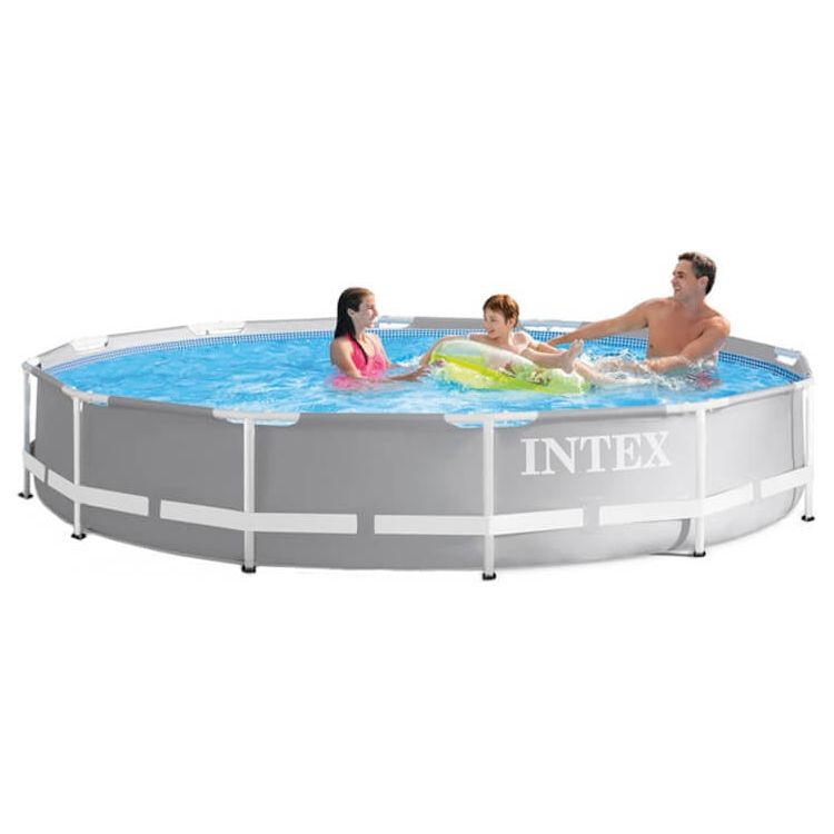 Aufstellpool ohne Pumpe 26710NP Prism 366 x 76 cm grau