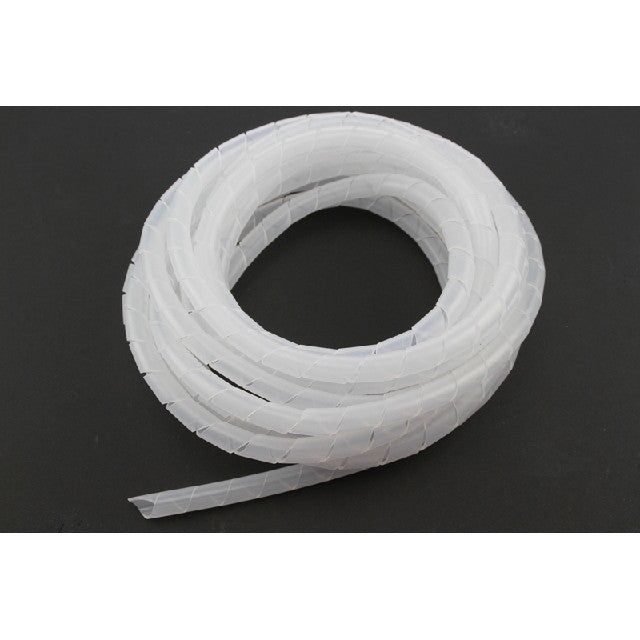 Kabelspiralband transparent 12 mm