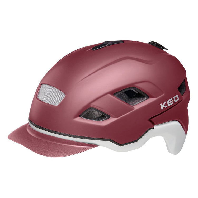 Fahrradhelm KED Berlin M (52-58cm) - merlot ash matt