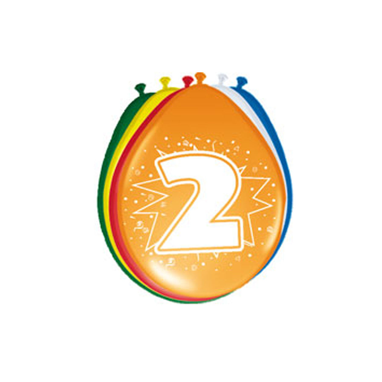 Folat BV Figur Luftballons 2 Jahre, 8..