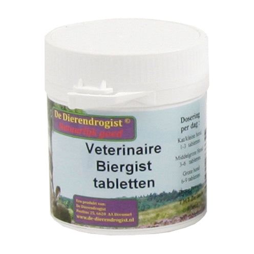 Tierische Drogist -Bierhefe -Tabletten