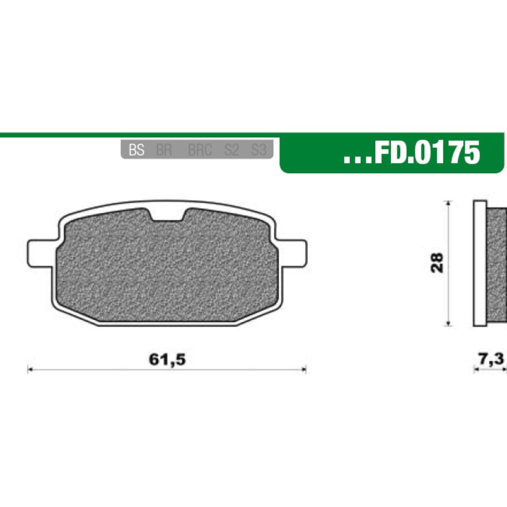 Newfren Bremsblock Set FD0175