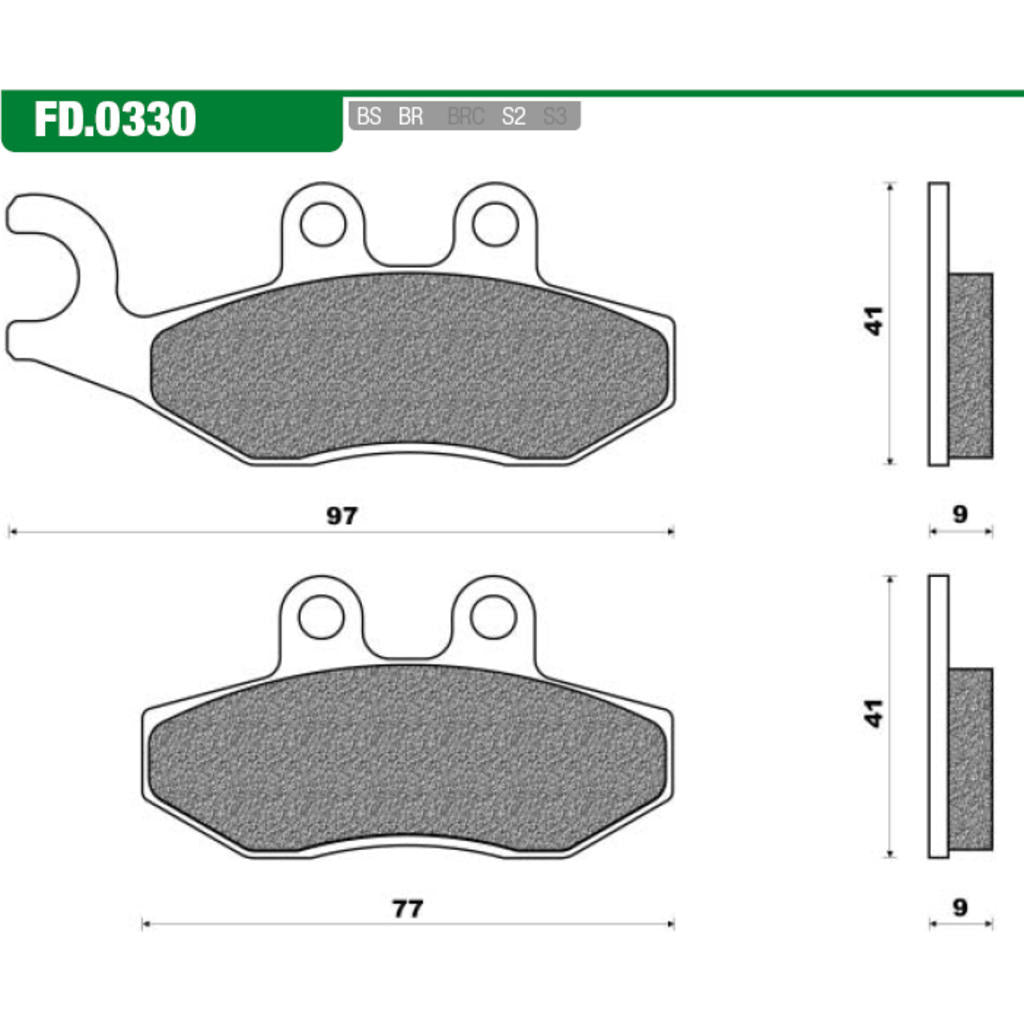 Newfren Bremsblock Set FD0330
