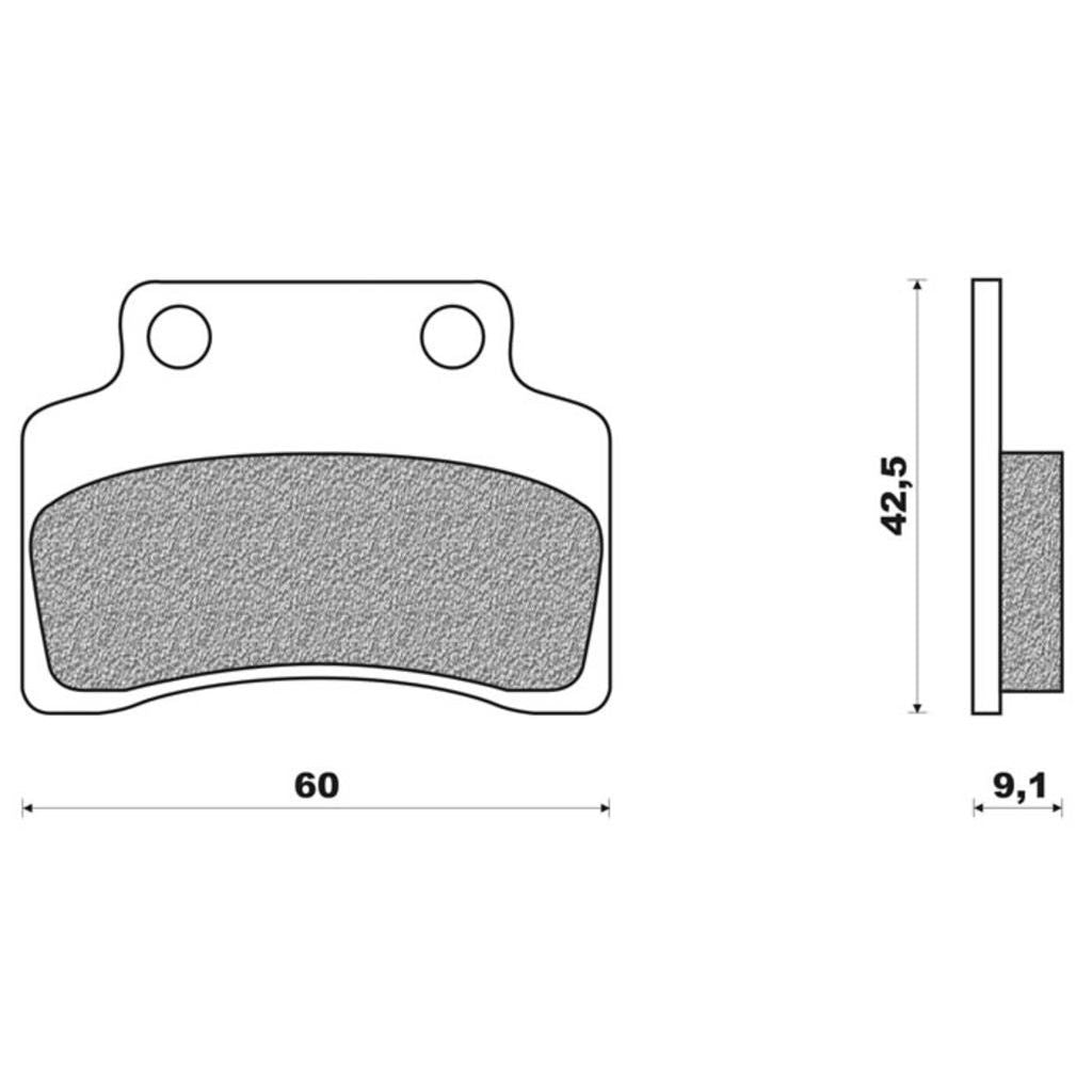 NEWFRen Bremsblock Set FD0223