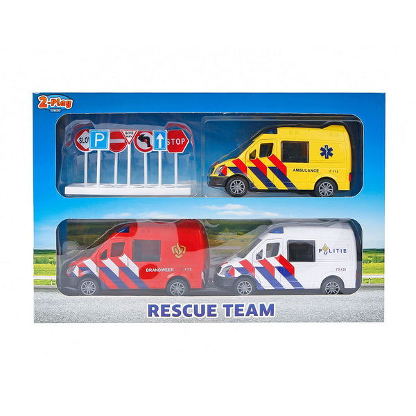 2-teiliges Rettungsdienst-Set NL mit Verkehrszeichen