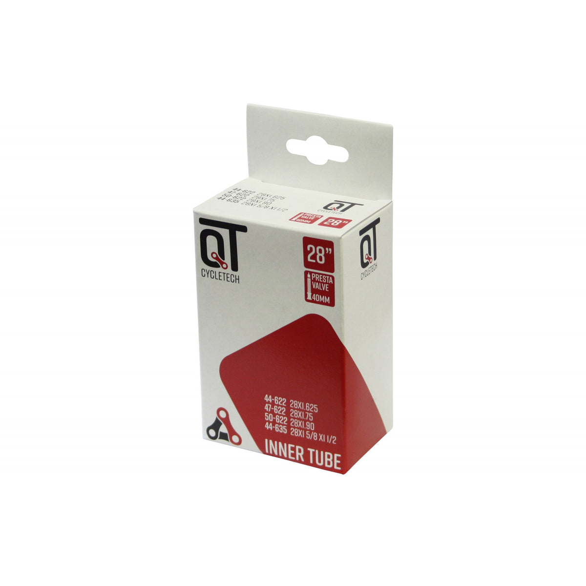 Qtcychectech qt Inner Tube SV19 28 Zoll 44 50-622 SV 40 mm 2217387