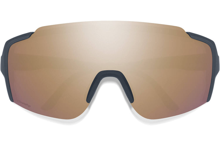 Smith Schwungradbrille mattes fravy Chrom Roségoldspiegel