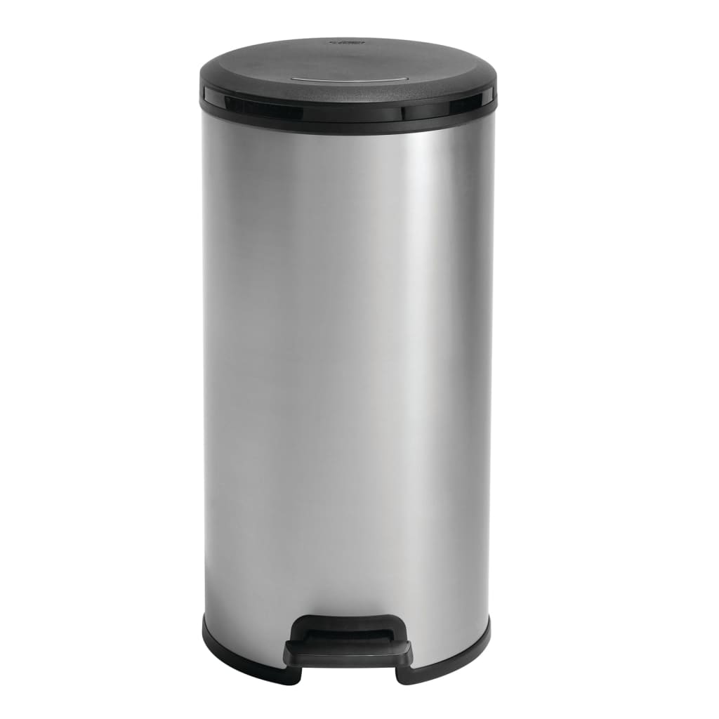 Curver Curver Pedal Bin Deco um 30 l Silberfarbe