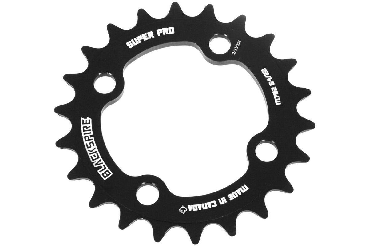 Schwarzgepresst - ketten top mtb Super Pro 64 22 Schwarz