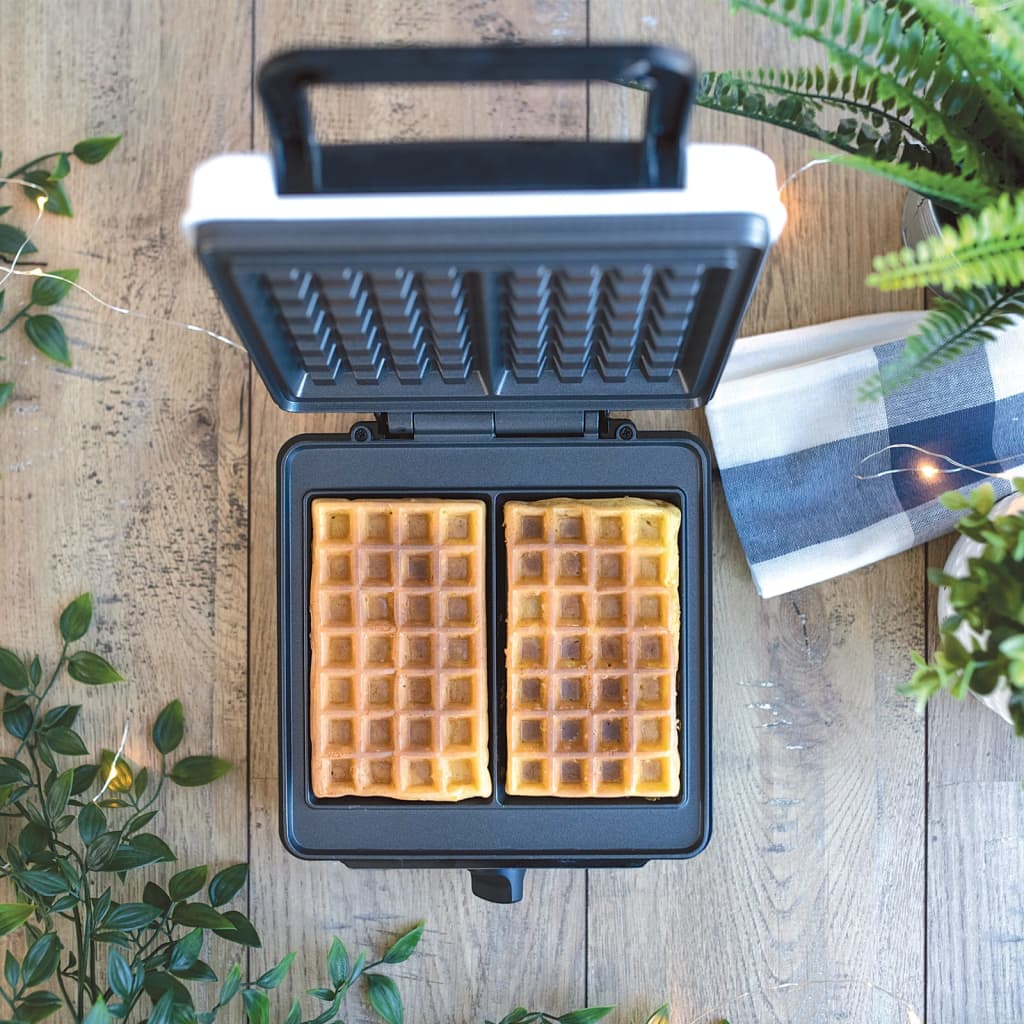 Livoo Livoo Waffeleisen mit einstellbarem Thermostat 1200 W Weiß
