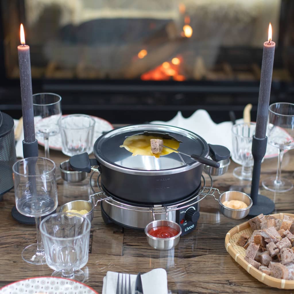 Livoo Livoo Fonduepan Elektrische 8-Personen 1,8 L 1000 W Schwarz