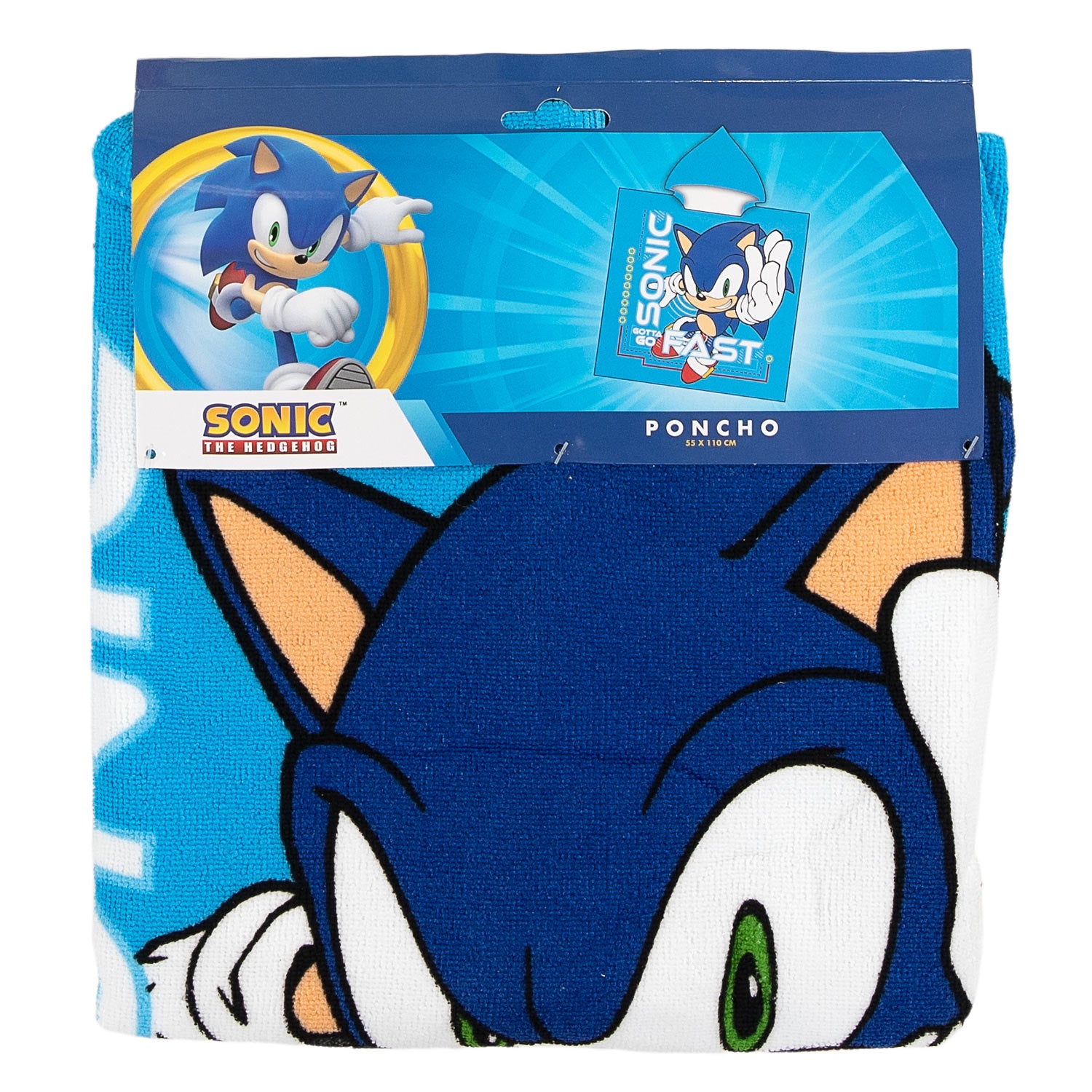 Sonic Poncho Polyester, 55x110 cm