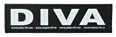 Julius K9 Etiketten für Power-Harnas Tuig Diva
