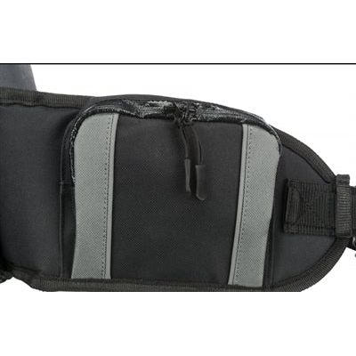 Trixie Hip Bag Verstellbares schwarzes Grau
