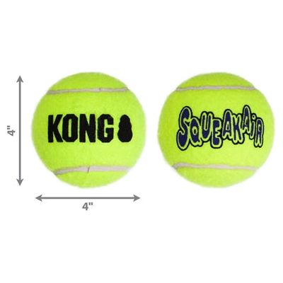 Kong Squeakair Tennisball Gelb mit Piepton