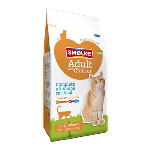 Smolke Katze Erwachsener Hühnerreis