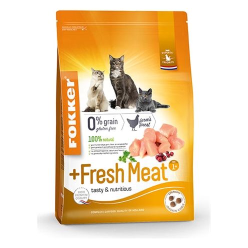 Fokker kat +frisches Fleisch