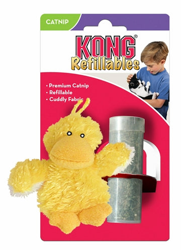 Kong Kat Plicken Ente gelbe Katzenminze
