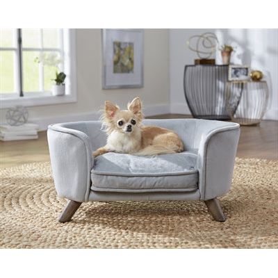 Verzaubertes Haustier Enchanted Hundekorb Sofa Romy Gray