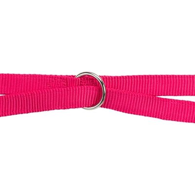 Trixie Dog -Leine Premium Doppel -stichigte verstellbare Fuchsie